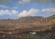 Enoch Wood Perry, Jr. Kualoa Ranch oil painting on canvas